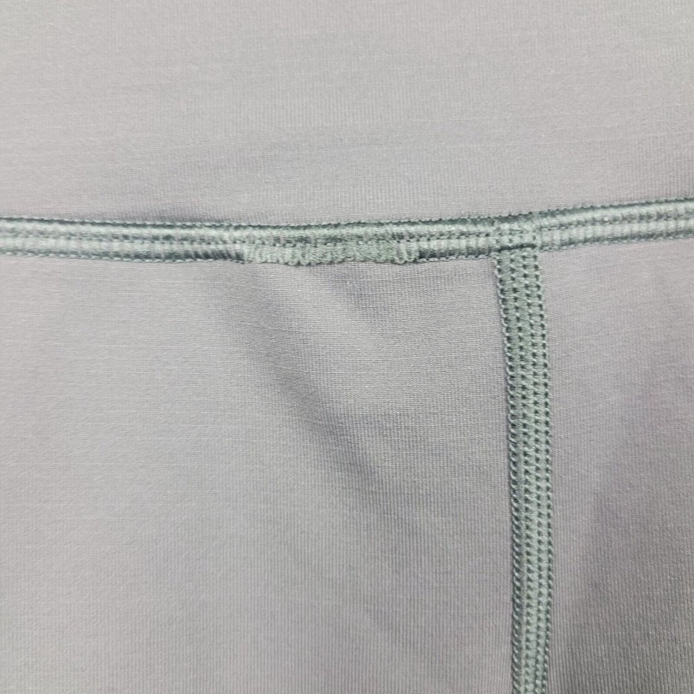 Lululemon Run for  Your Life Women's Leggings Crop Size 6 Green Mesh Rushed Camo - Picture 3 of 8
